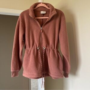 Zip up fleece jacket
